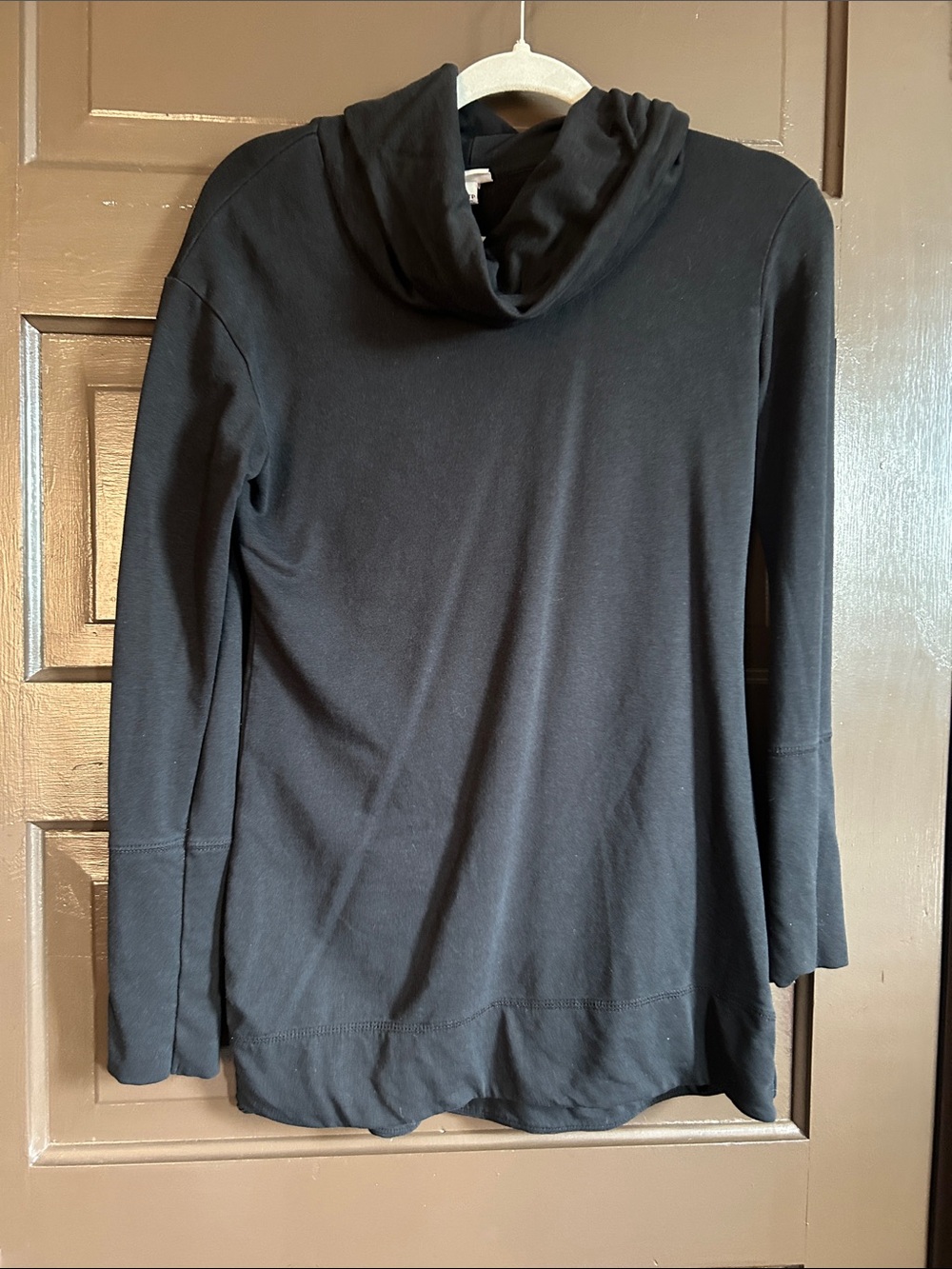 Merona Black Cowl Neck Long-Sleeve Sweater